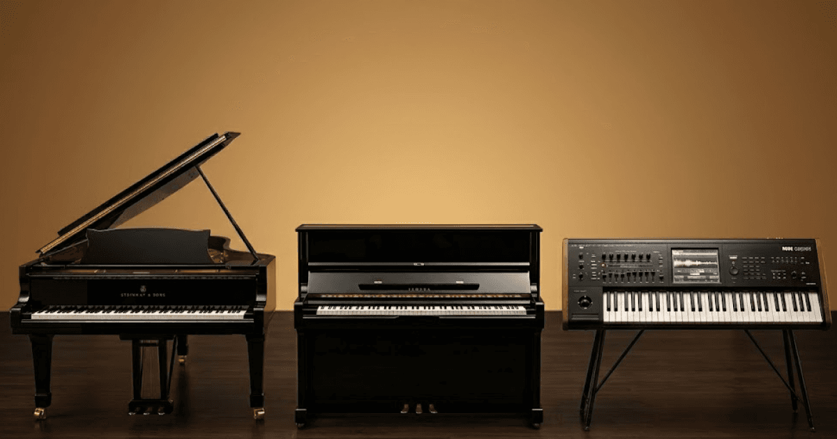 Types of Piano and Keyboard: Acoustic, Digital, Electric, Stage and Synthesizer